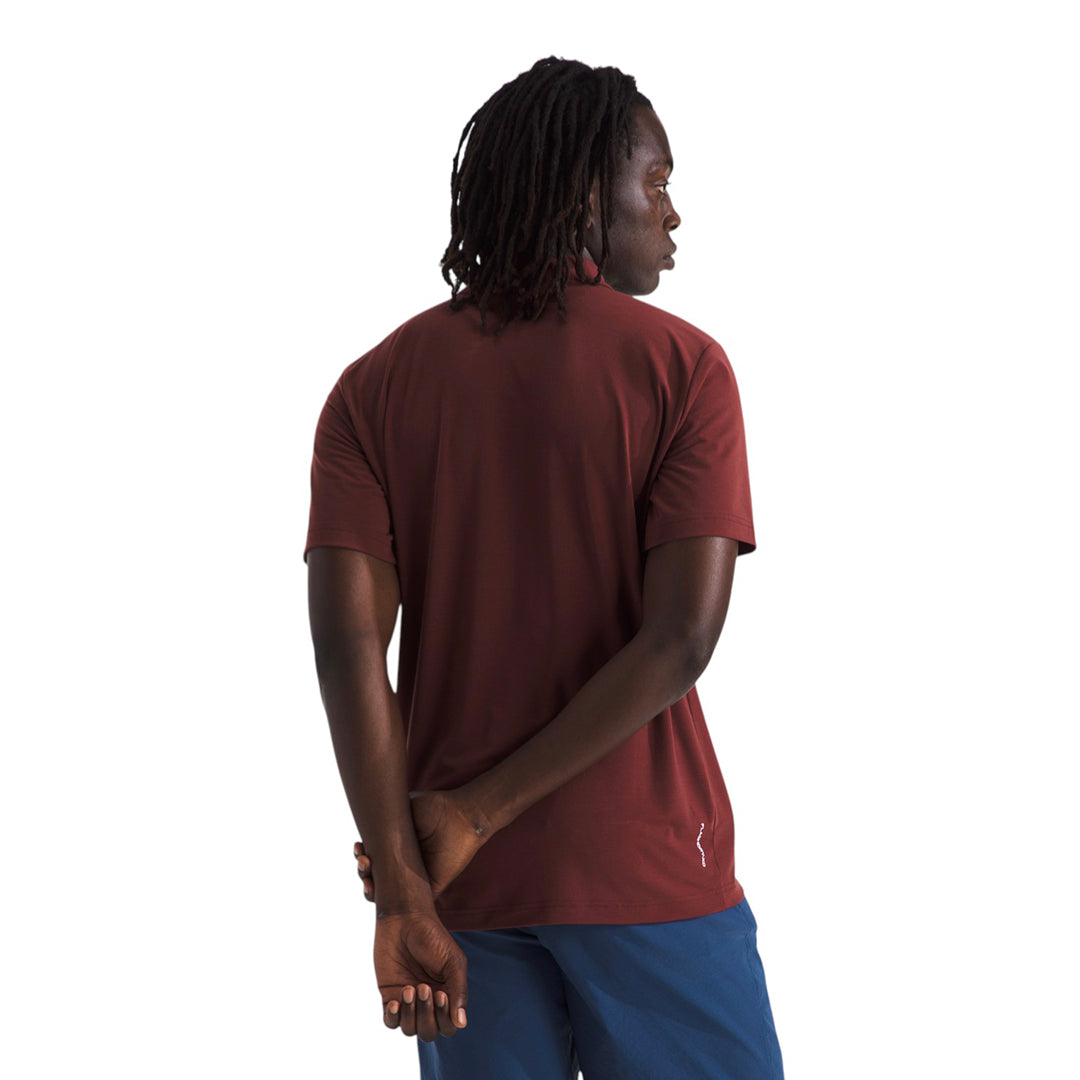 Camisa Adventure Polo para hombre color vino