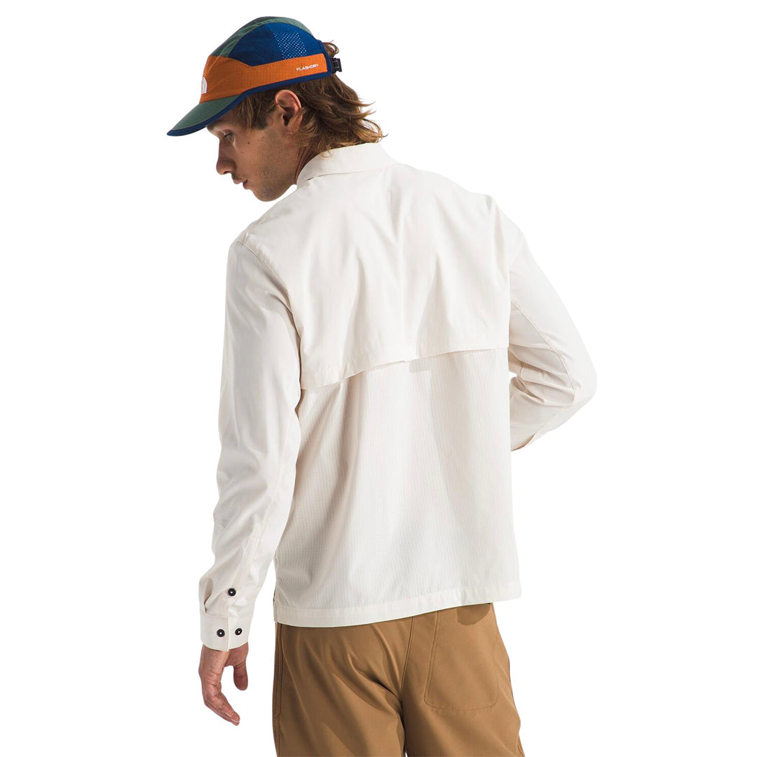 Camisa Lightrange Hike para hombre color blanco