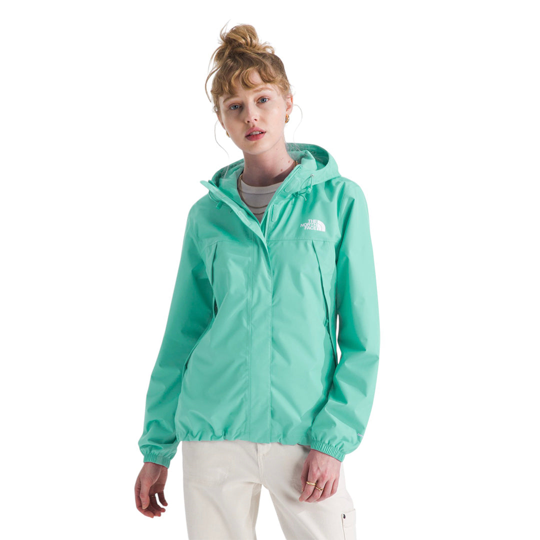 Chaqueta impermeable Antora Rain para mujer color menta