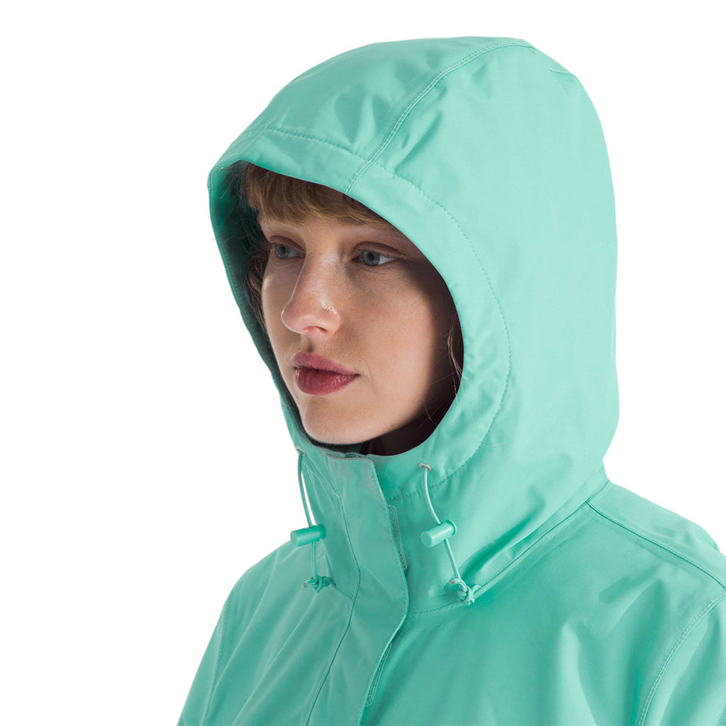 Chaqueta impermeable Antora Rain para mujer color menta