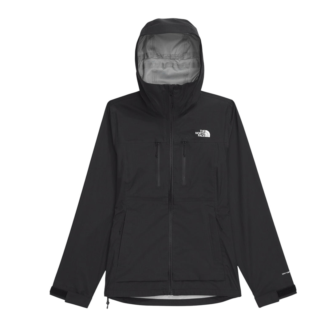 Chaqueta impermeable Terrain Vista 3L Pro para mujer color negro